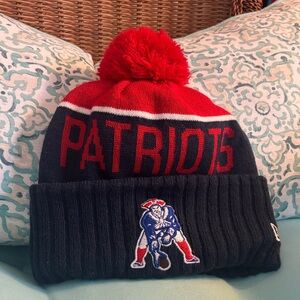 Fleece lined Patriots hat